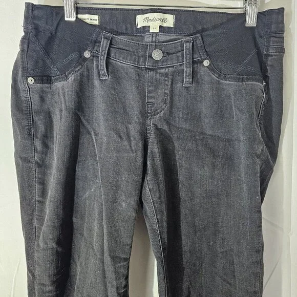 Madewell Pants Womens 29 Maternity Skinny Pants 32x28 Stretch Waist Pregnancy - Picture 7 of 13